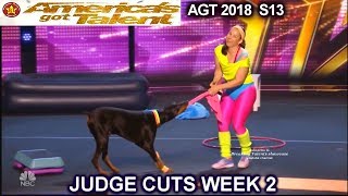 Shannon and Reckon Dog Act - It Did Not Go as Planned America's Got Talent 2018 Judge Cuts 2 AGT
