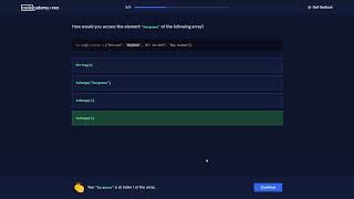 Learn Java - 5.1 Java Arrays Quizz | Codecademy Walkthrough