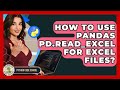 How To Use Pandas Pd.read_excel For Excel Files? - Python Code School