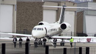 GULFSTREAM G-V Arrives From Teterboro:  THE MAGNIFICENT 5 ARE HERE!