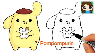 How to Draw Pompompurin Easy | Sanrio