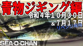 【大阪湾】R4.10.30 ながーいジグで青物が釣れる！【オフショアジギング】