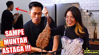 STEAK 1.7 JUTA DIMUNTAHIN?!? PAKAI SAMBAL 1 LITERNYA DIMS THE MEAT GUY GAKUATTT