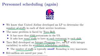 [OR1-Modeling] Lecture 3: Integer Programming #1 Introduction