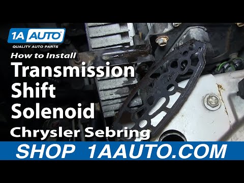How To Install Replace Transmission Shift Solenoid 2001-06 Chrysler Sebring How To Install Replace Transmission Shift Solenoid 2001-06 Chrysler Sebring