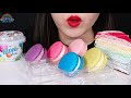 asmr ของหวานสายรุ้ง มาการองสายรุ้ง เครปเค้ก ลูกอมเคี้ยวหนึบ เสียงกิน กินเสียง zoey asmr