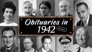 Obituary: Famous Faces WE LOST in 2942 - (Revision)