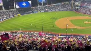 [KBO 타임머신] 코로나 거리두기 응원 (백신패스): LG 응원가 최후의 결투 / 육성 응원 금지 / 취식금지 (2021 프로야구 준PO 2차전 LG:두산 2021.11.05)