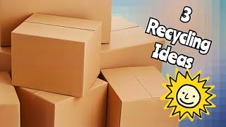 3 ідеї декору коробок 💥3 recycling ideas