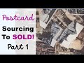 How I Source Postcards for Reselling - Sourcing to Sold Part 1