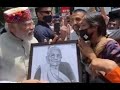 Watch, PM Modi stops car in Shimla to accept portrait of his mother