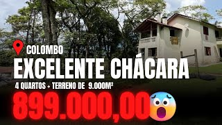 (( venda suspensa ))🏡🤩Excelente Chácara em Colombo com mais de 9 mil m2 !!!!! 🥰