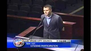 Michael Lehrer pranks  the Las Vegas City Council