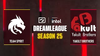 Dota2 - Team Spirit vs Yakult Brothers - DreamLeague Season 25 - Group B