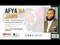 01 - AFYA NA JAMII | HIGH BLOOD PRESSURE | DR. MOHAMMAD MAALIM