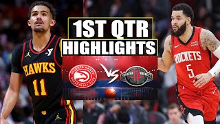 Houston Rockets VS Atlanta Hawks 1st Qtr Feb 10, 2024 Highlights | NBA Season