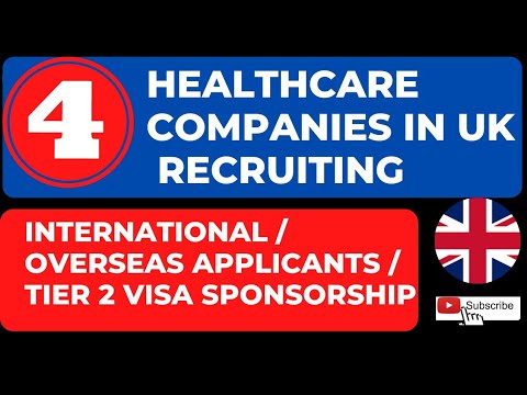 List Of Healthcare In UK Recruiting International/Overseas Healthcare ...