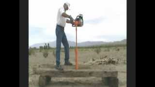 Lewis MultiDrill: Run Wood Drills and Wood Augers with your Chainsaw