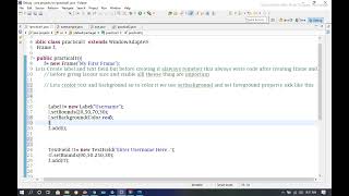 7:Coloring background and text | java awt tutorial | Devil Programmer