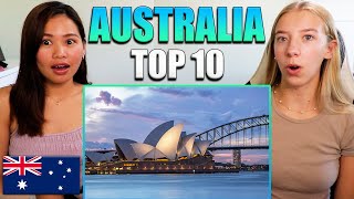 American Girls React to Top 10 Places To Visit in Australia! 🇦🇺