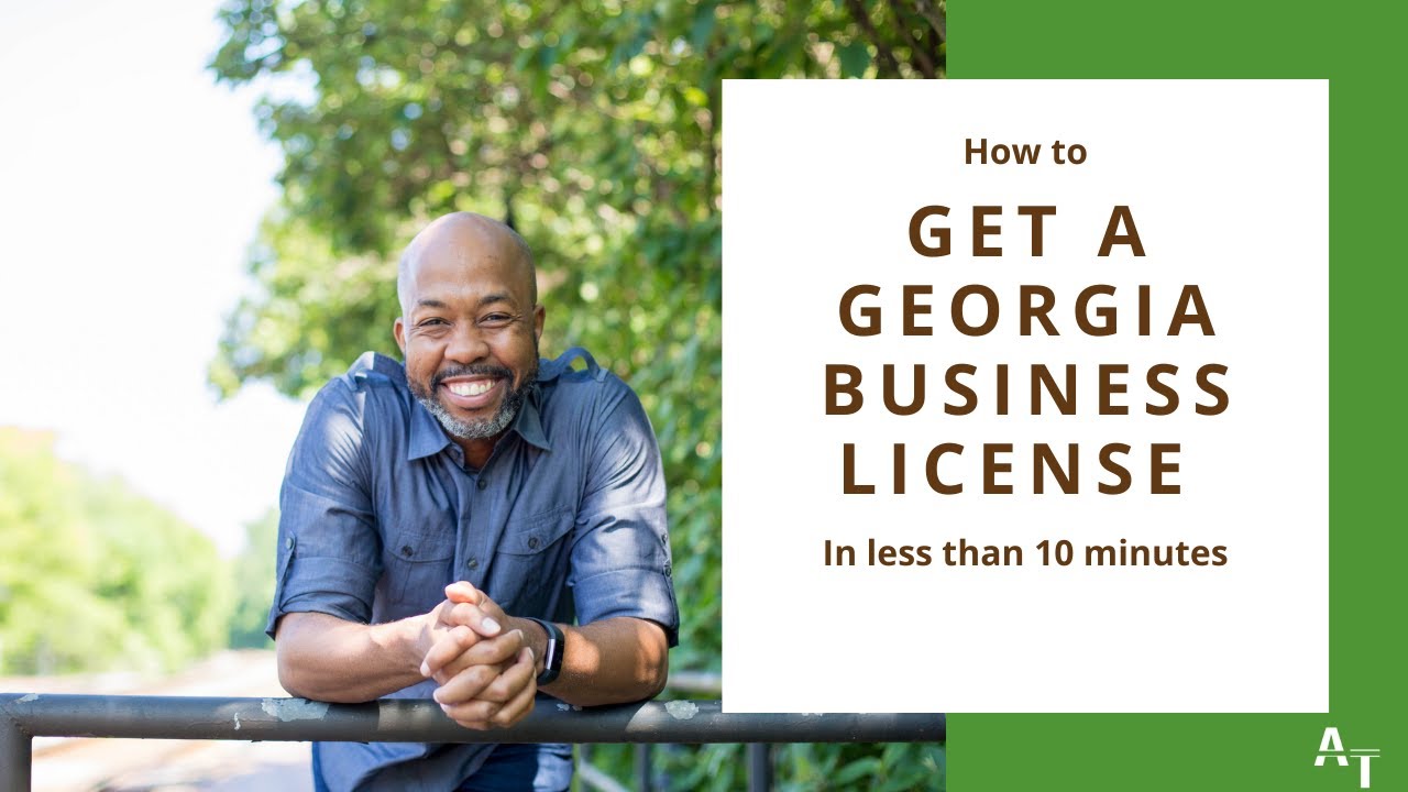 How To Get A Georgia Business License In Less Than 15 Minutes - YouTube