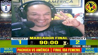 FINAL FEMENIL IDA PACHUCA VS AMÉRICA EN VIVO CLAUSURA 2023
