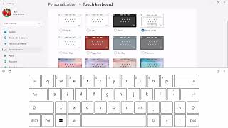 Windows 11- How to Enable Or Disable Touch Keyboard And How To Change Size & Theme Of Touch Keyboard