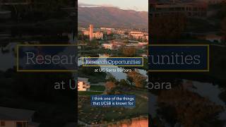 Undergraduate Research at UCSB: A Hands-On Experience