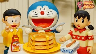 Nobita and Doraemon are surprised! Delicious hot cake made by shizuka / のび太くんも驚いた！しずかちゃんの絶品ホットケーキ
