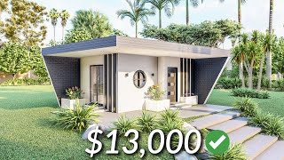 (6x7 Meters) Tiny House Design | 1 Bedroom House Tour