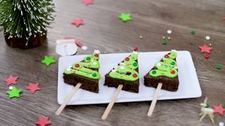 #คริสต์มาสทรีบราวนี (Christmas Tree Brownies) แจกฟรี! สูตรการทำอาหารโดย อ.ยิ่งศักดิ์