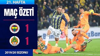 ÖZET: Fenerbahçe 1-1 Alanyaspor | 21. Hafta - 2019/20