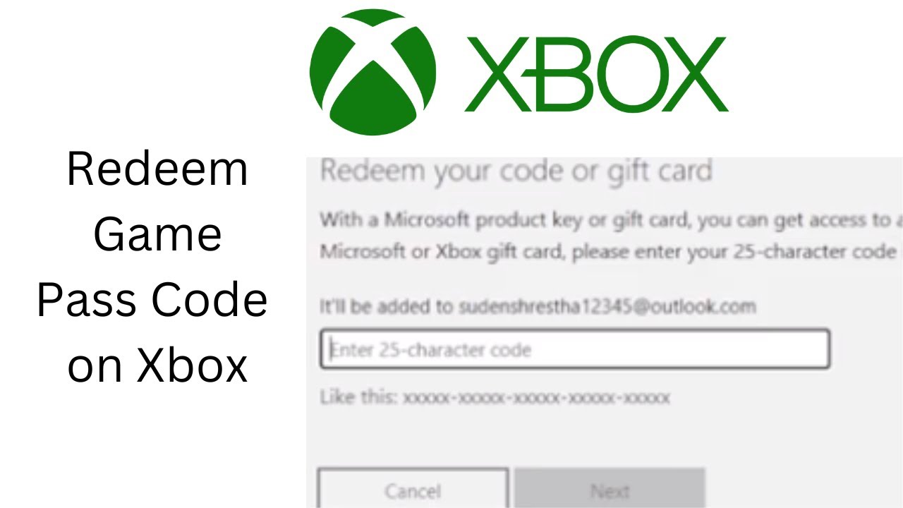 How To Redeem Game Pass Code On Xbox? Xbox Game Pass Code Redeem ...