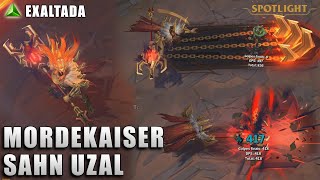 Mordekaiser Sahn-Uzal (EXALTADA) - Skin Spotlight PREVIA