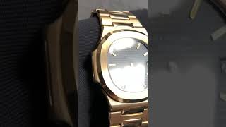 timeXchange Patek Philippe Nautilus 18k Gold ref:3700/01J large bracelet