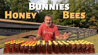 They Sure Are Getting BUSY! | Rabbits And Bees Doing What They Do | Fall Honey Harvest