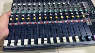 thanh lý mixer soundcraft EfX 12  chạy ok từ a tới z zalo 0867505079