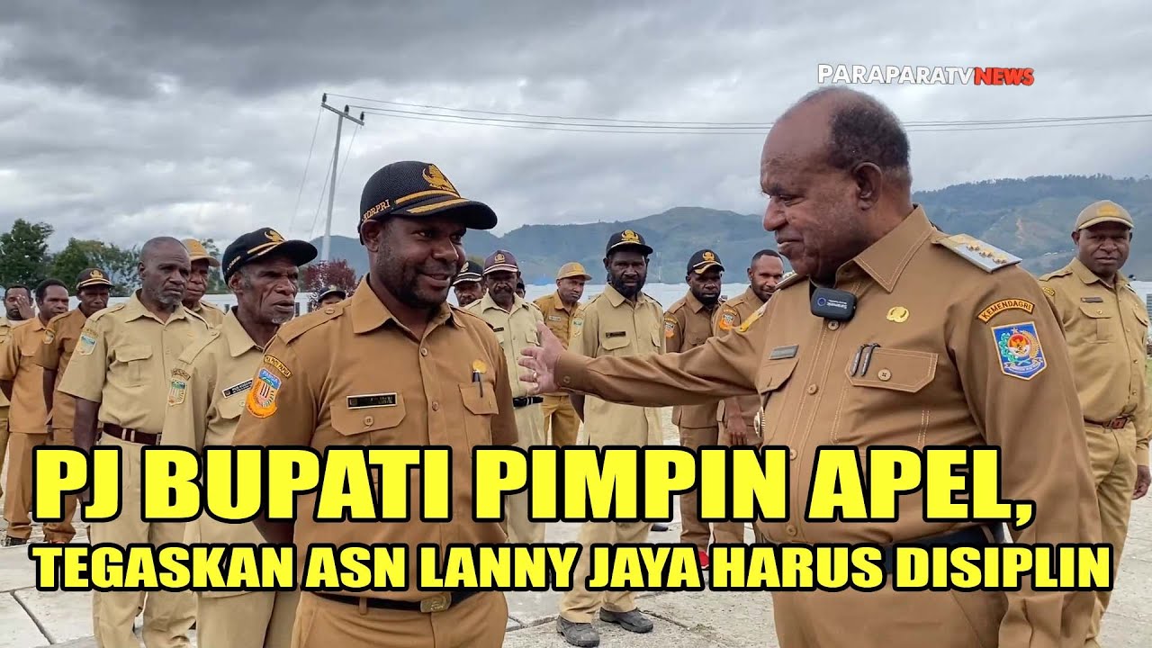 Pj Bupati Pimpin Apel, Tegaskan ASN Lanny Jaya Harus Disiplin - YouTube