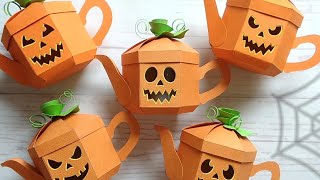 Pumpkin Teapot Boxes - Assembly Tutorial