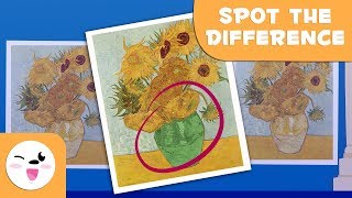 Spot the Different Painting - Van Gogh - Visual Attention for Kids