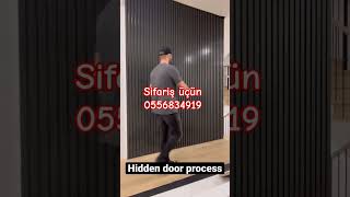 #Hidden door #Gizli qapıların hazırlanması