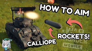 How To Aim Calliope Rockets | War Thunder Mobile