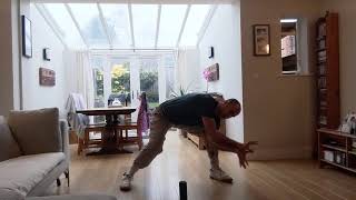 55 min Capoeira Angola Intermediate Solo Movement Training Class Tutorial