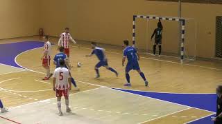 Futsal Druga liga Partenon (S. Palanka)- Crvena zvezda (Beograd) 4:4: GOLOVI sa utakmice