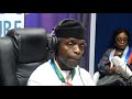 Adaba with the Vice President, Professor Yemi Osinbajo