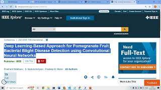Pomegranate Fruit Disease Prediction Using Deep Learning