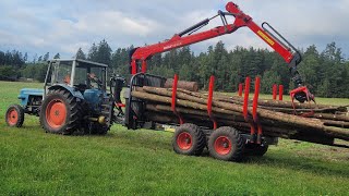 [GoPro] Brennholz laden mit Rückewagen Krpan GP 8 DF [POV] [Cabview] Teil 2 #94