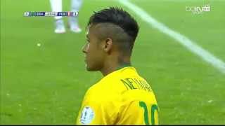 Neymar skill vs Peru   Copa America 2015