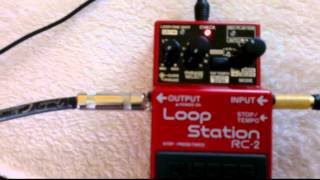 Using Roland's RC-2 Loop Station As A Basic Sampler.