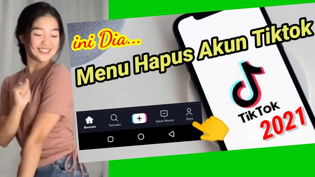 Cara Hapus Akun Tiktok Secara Permanen New - YouTube